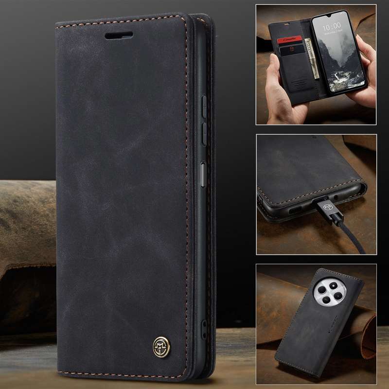 Retro Flip Leather Wallet Cover for Redmi 14C