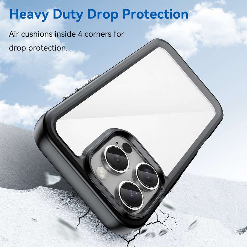 Candy Clear Case for iPhone 16 Pro / 16 Pro Max Shockproof Cover
