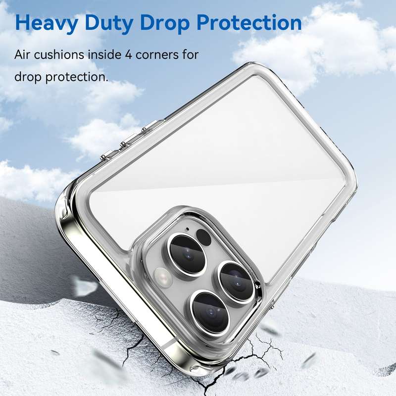 Candy Clear Case for iPhone 16 Pro / 16 Pro Max Shockproof Cover
