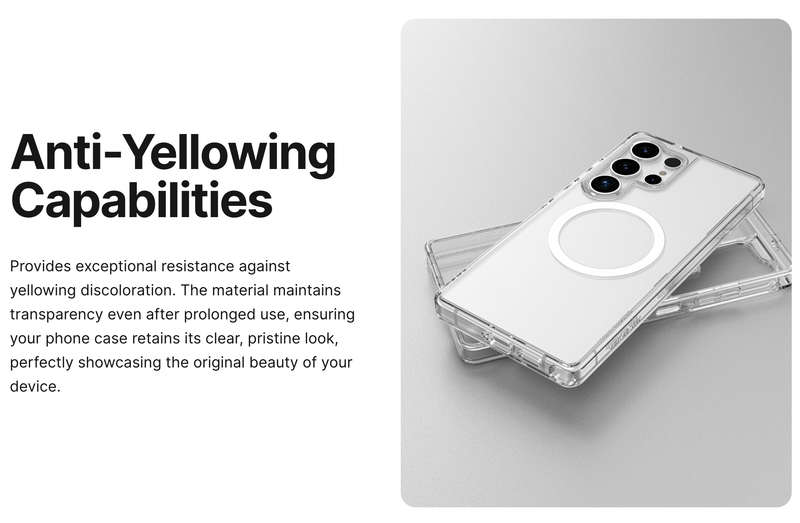 AMAZINGTHING Minimal Mag Case Grip Ring Set for Galaxy S25/S25+/S25 Ultra Cover