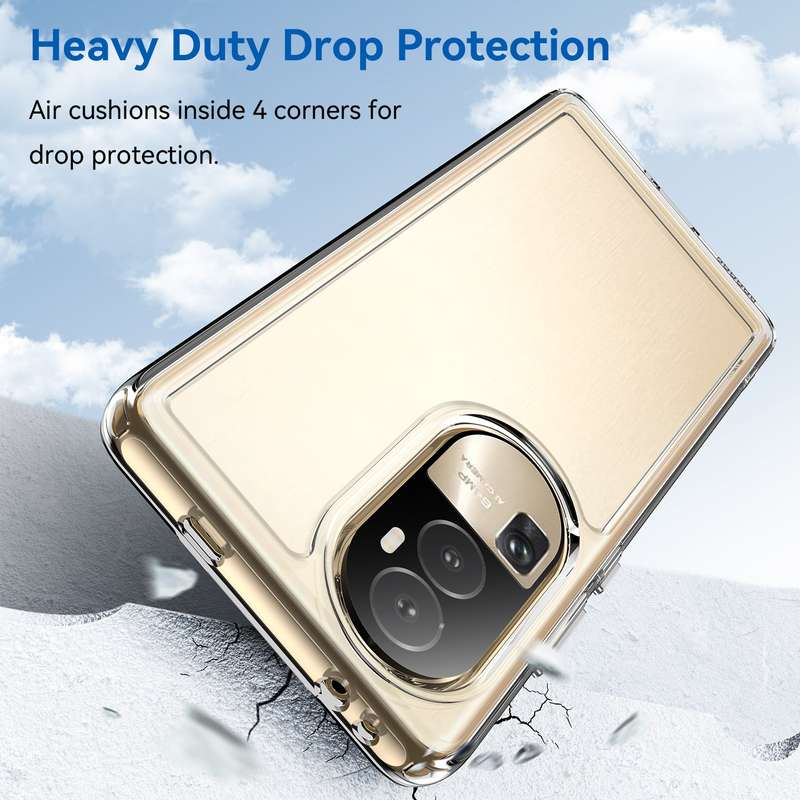 Oppo Reno10 Pro Plus Clear Cover - Shockproof Candy Series