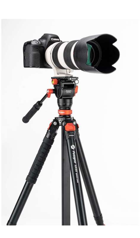 Fotopro AK68 Portable Aluminium Fluid Video Camera Tripod Stand
