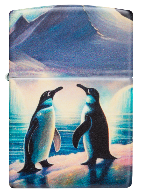 Zippo Lighter Penguin Design