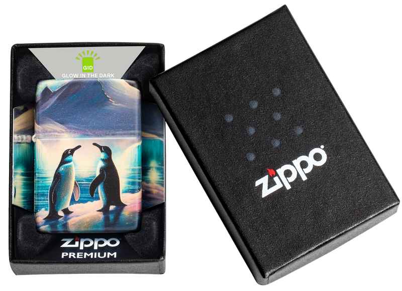 Zippo Lighter Penguin Design
