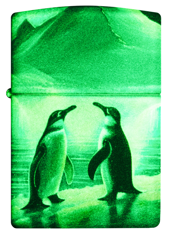 Zippo Lighter Penguin Design