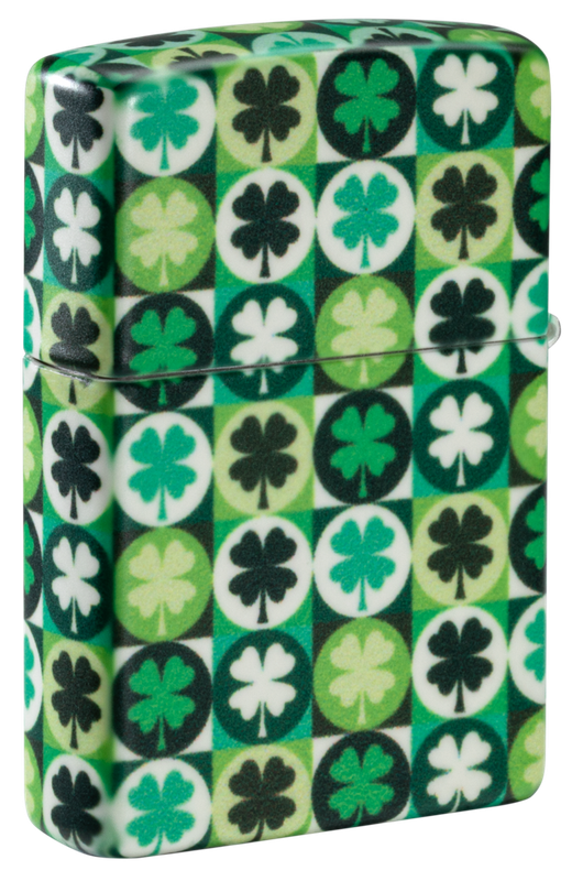 Zippo Lighter Clover Design