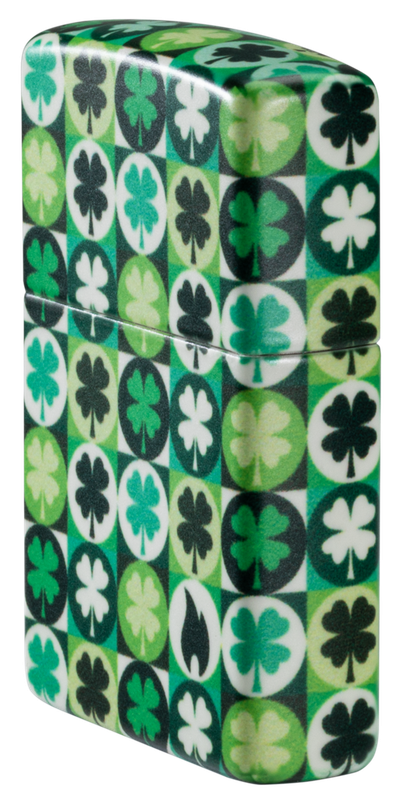 Zippo Lighter Clover Design