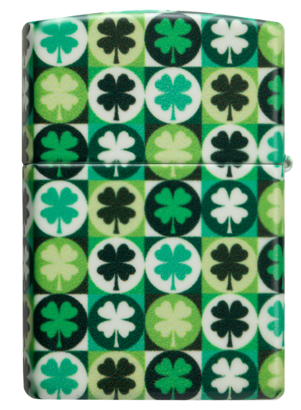 Zippo Lighter Clover Design