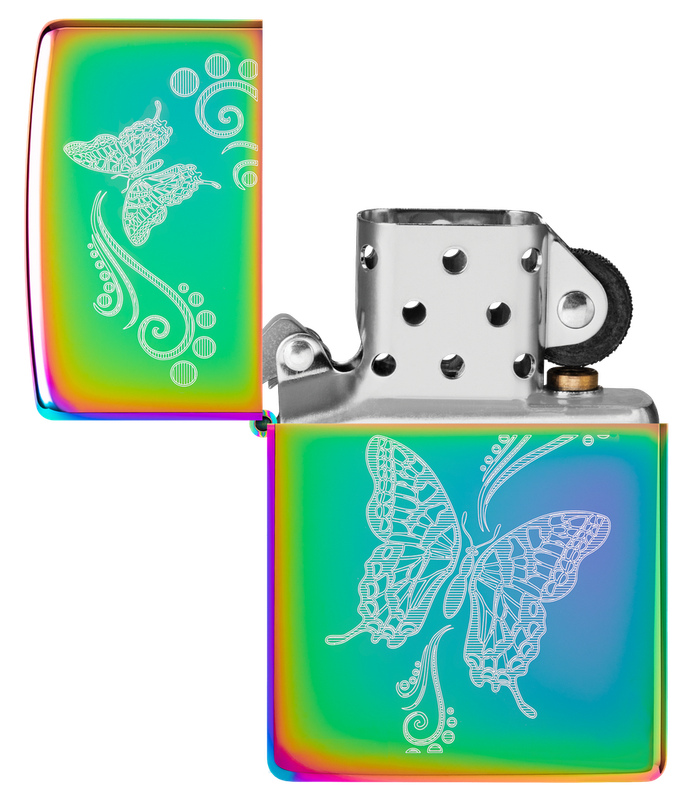 Zippo Lighter Butterfly Design
