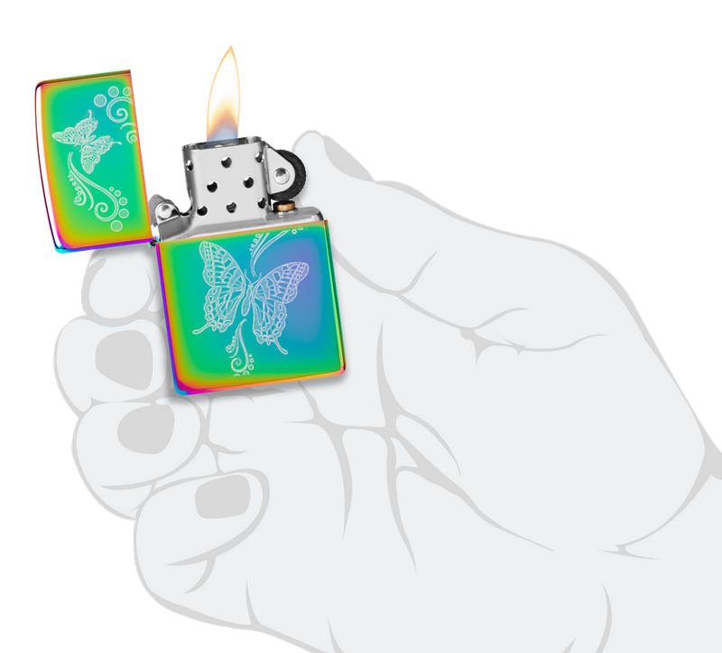 Zippo Lighter Butterfly Design