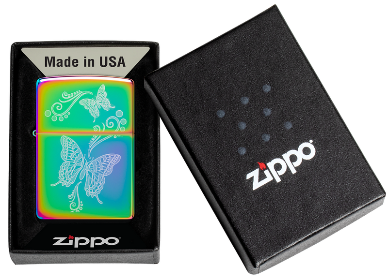 Zippo Lighter Butterfly Design