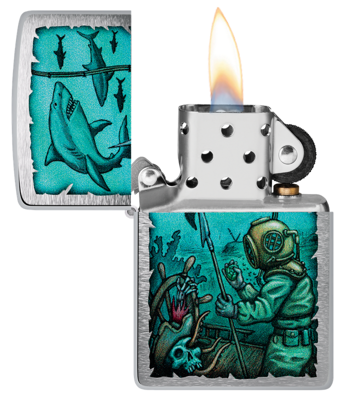 Zippo Lighter Nautical Design