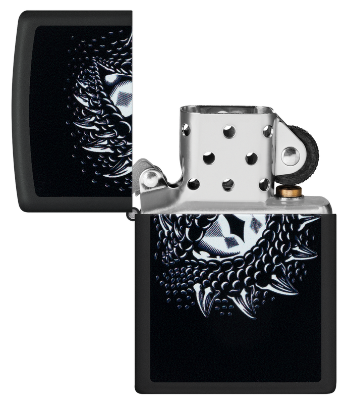 Zippo Lighter Dragon Eye Design