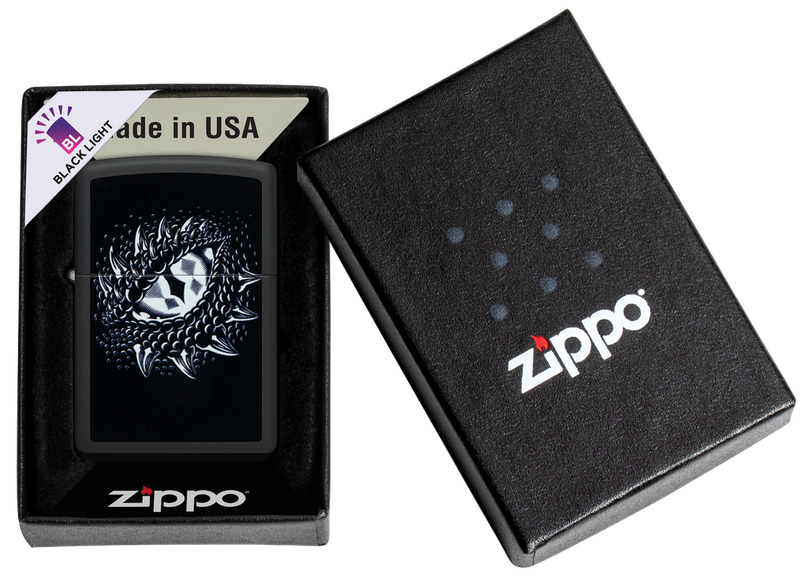 Zippo Lighter Dragon Eye Design