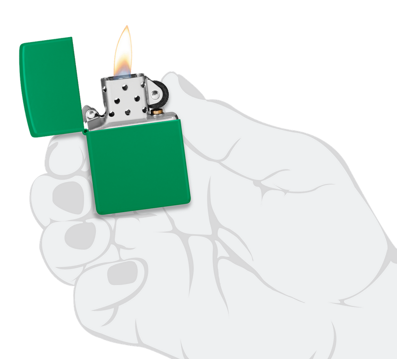 Zippo Lighter Classic Grass Green Matte