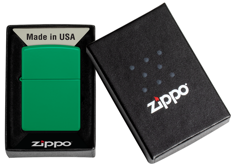 Zippo Lighter Classic Grass Green Matte