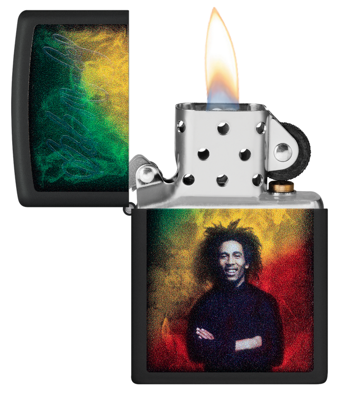 Zippo Lighter Bob Marley Design