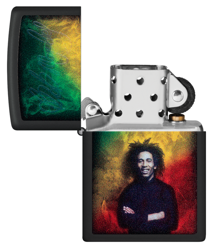 Zippo Lighter Bob Marley Design