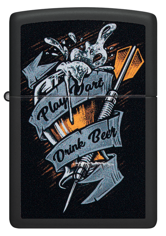 Zippo Lighter Darts Design