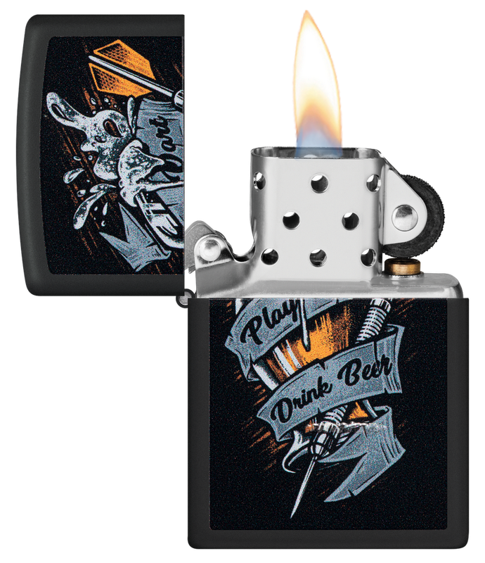 Zippo Lighter Darts Design