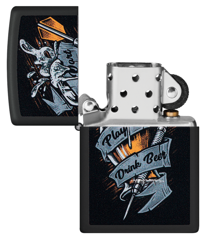 Zippo Lighter Darts Design
