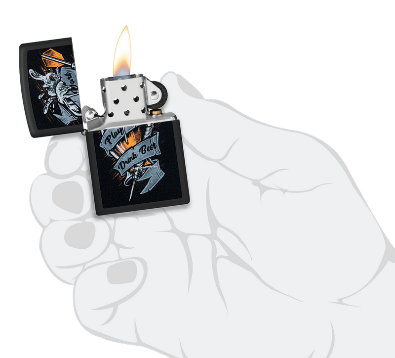Zippo Lighter Darts Design