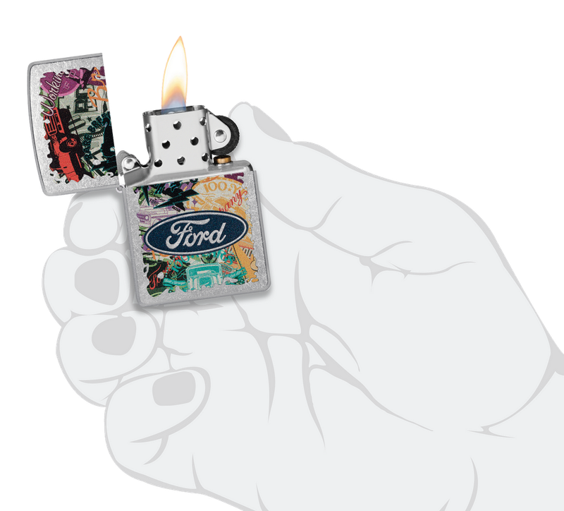 Zippo Lighter Ford Graffiti