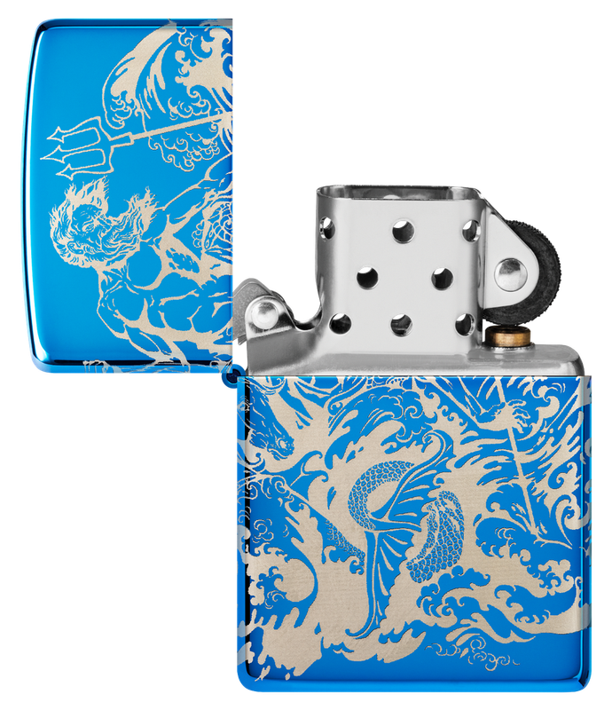 Zippo Lighter Atlantis Design