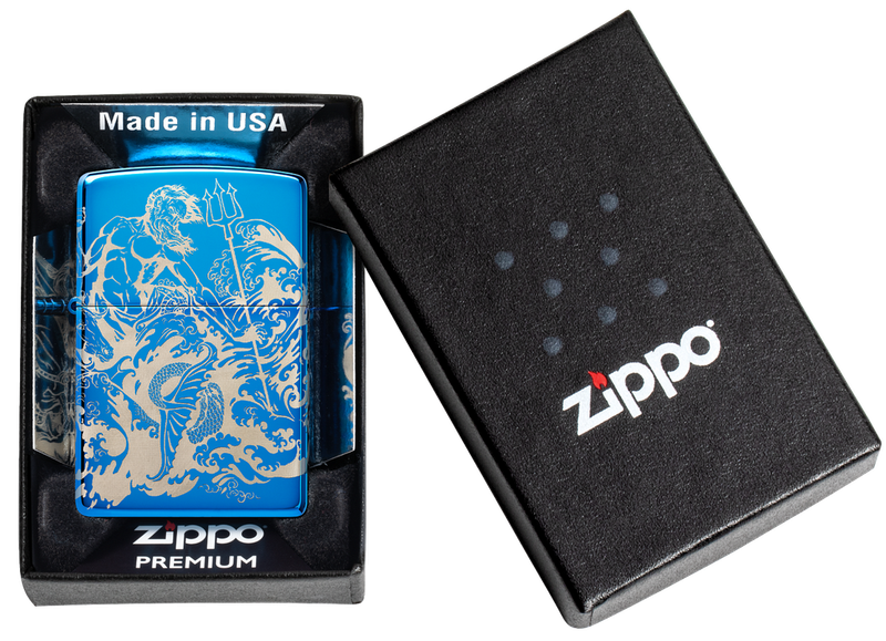 Zippo Lighter Atlantis Design