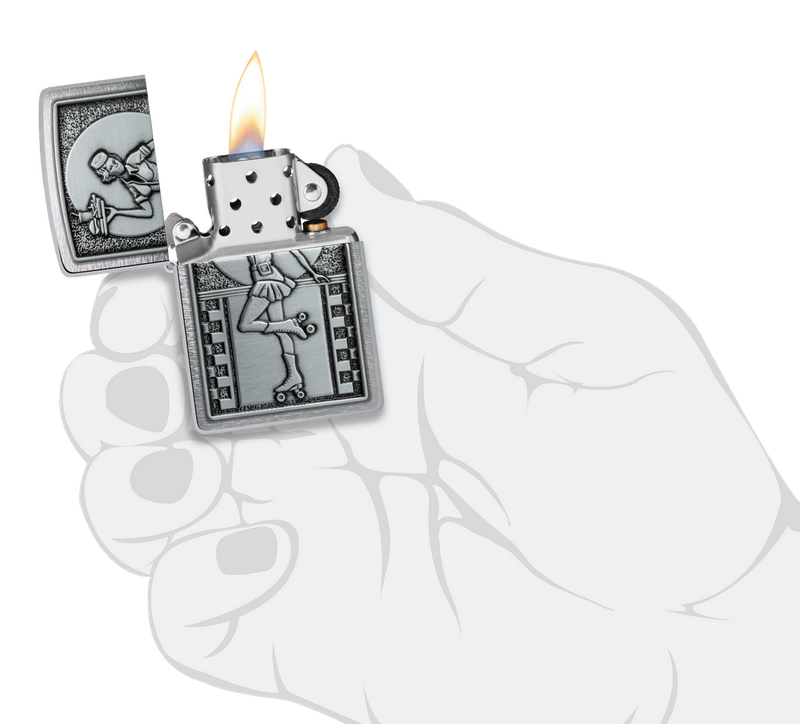 Zippo Lighter Roller Waitress
