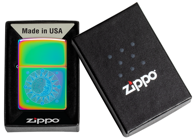Zippo Lighter Sun Design