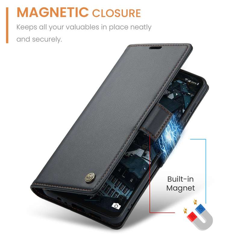 Retro Flip Leather Wallet Cover for Samsung Galaxy A06