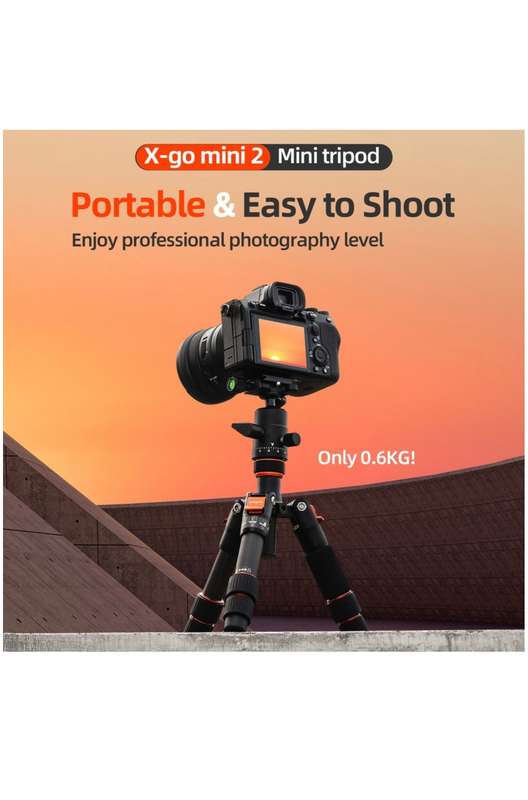 Fotopro Portable Lightweight Mini Tripod Stand - X-Go Mini 2+42QP
