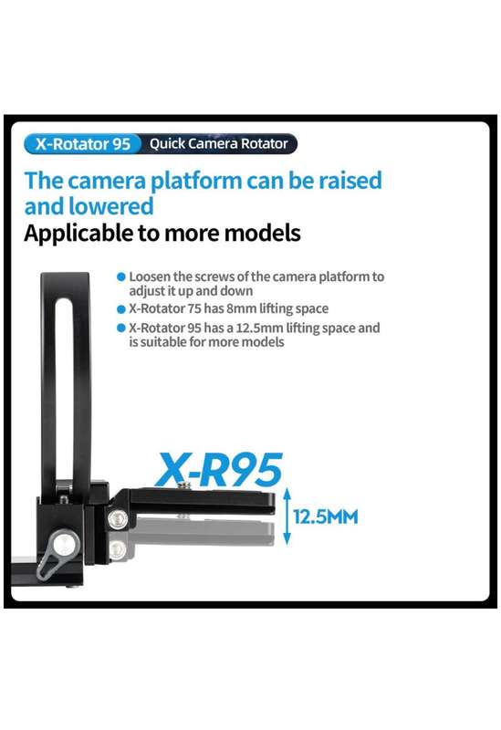 Fotopro Camera Collar Rotator Attachment for Tripod Stand - X-Rotator 95