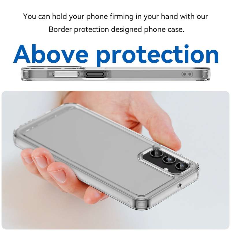 Clear Cover for Samsung Galaxy A15 - Shockproof Candy Series Cover