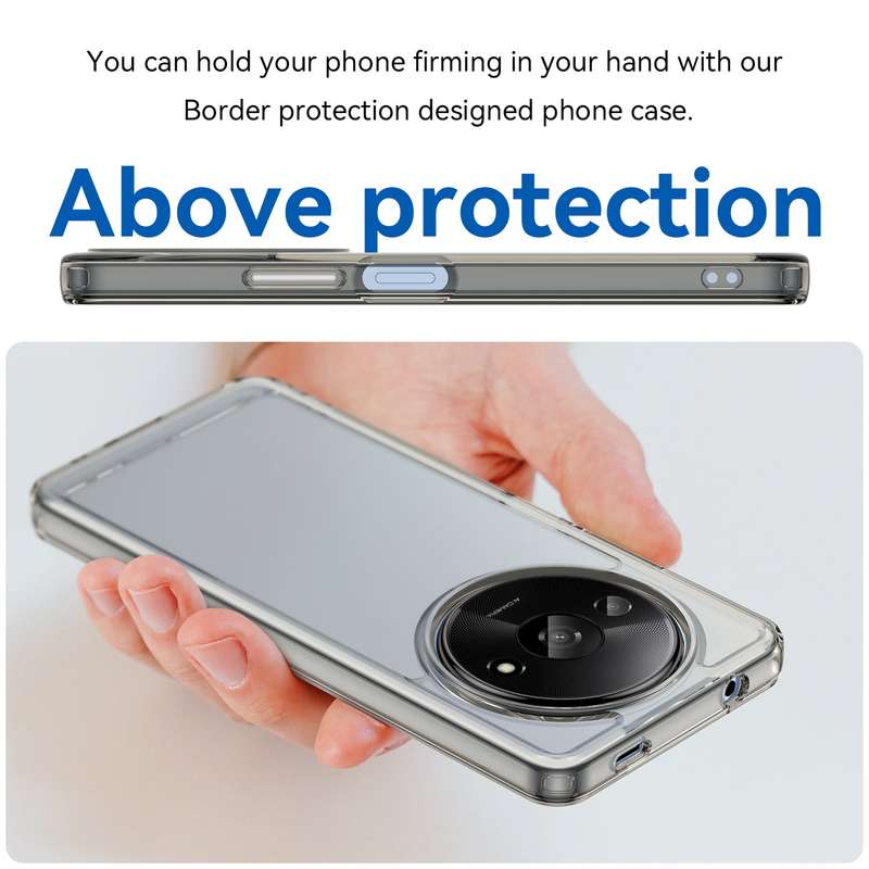 Redmi A3 Clear Case - Shockproof Candy Series Cover
