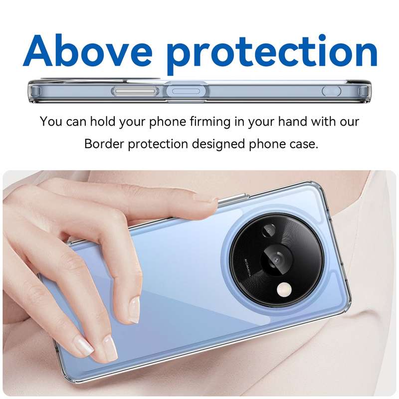 Redmi A3 Candy Clear Case Shockproof Cover