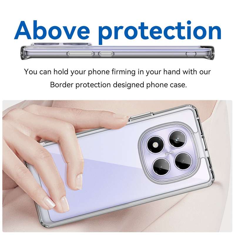 Redmi Note 14 Pro 4G  Candy Clear Case Shockproof Cover
