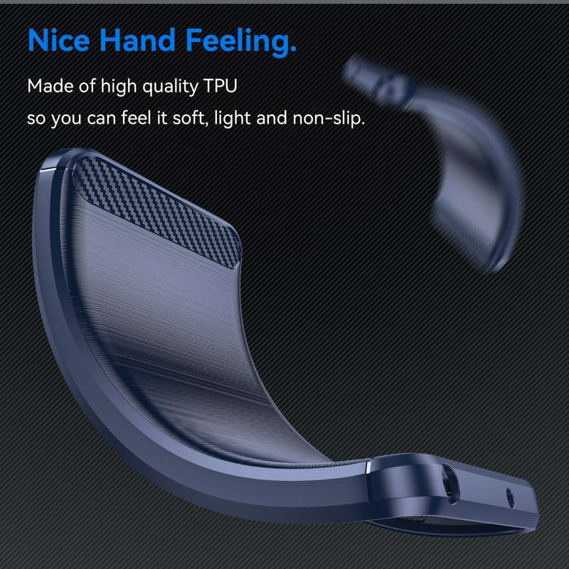 Carbon Fiber Design Case For Redmi 13C Shockproof Cover