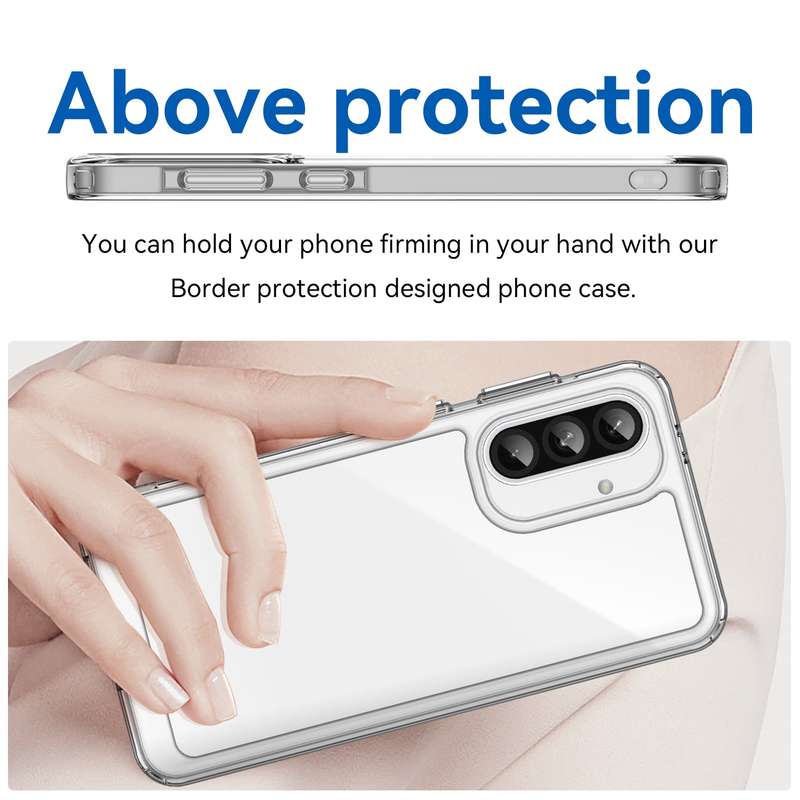 Candy Clear Case for Galaxy A56 Shockproof Cover