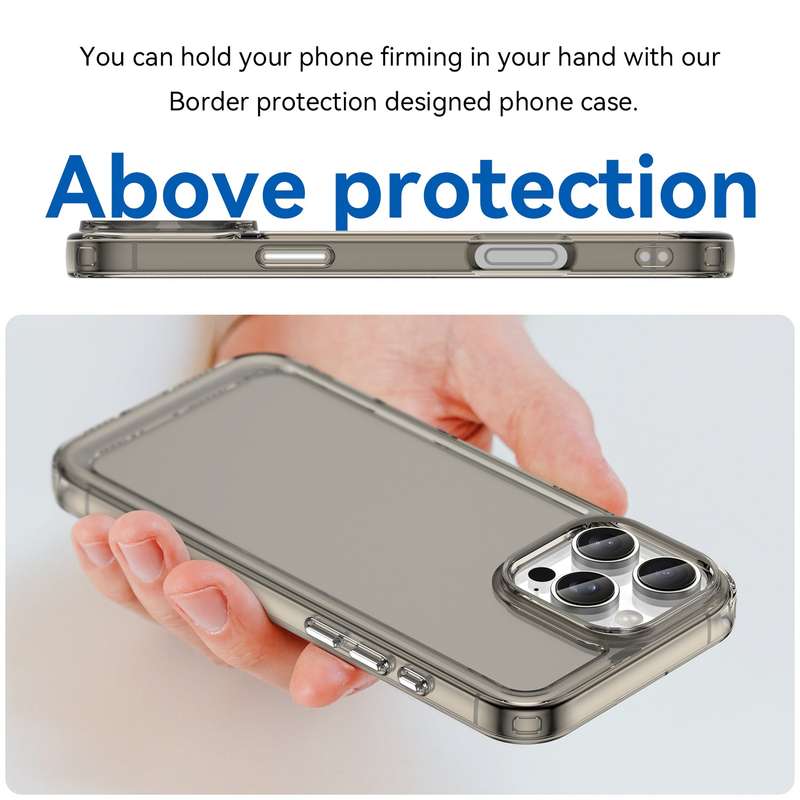 Clear Case for iPhone 16 Pro / 16 Pro Max - Shockproof Candy Series Cover