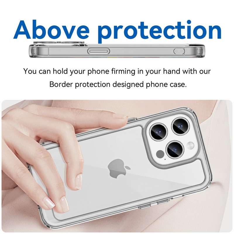 Candy Clear Cover for iPhone 15 Pro Shockproof Case