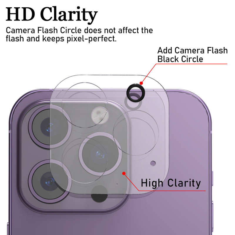 Galaxy A34 Camera Lens Tempered Glass Protector - 2 Pack