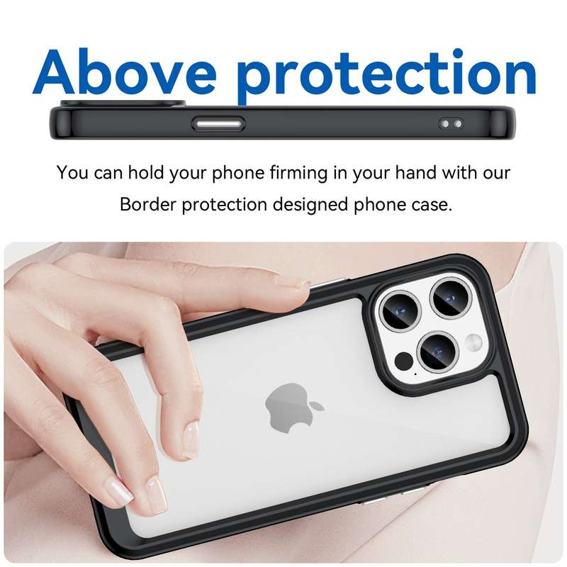 Candy Clear Cover for iPhone 15 Pro Max Shockproof Case
