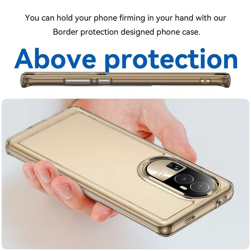 Oppo Reno10 Pro Plus Clear Cover - Shockproof Candy Series