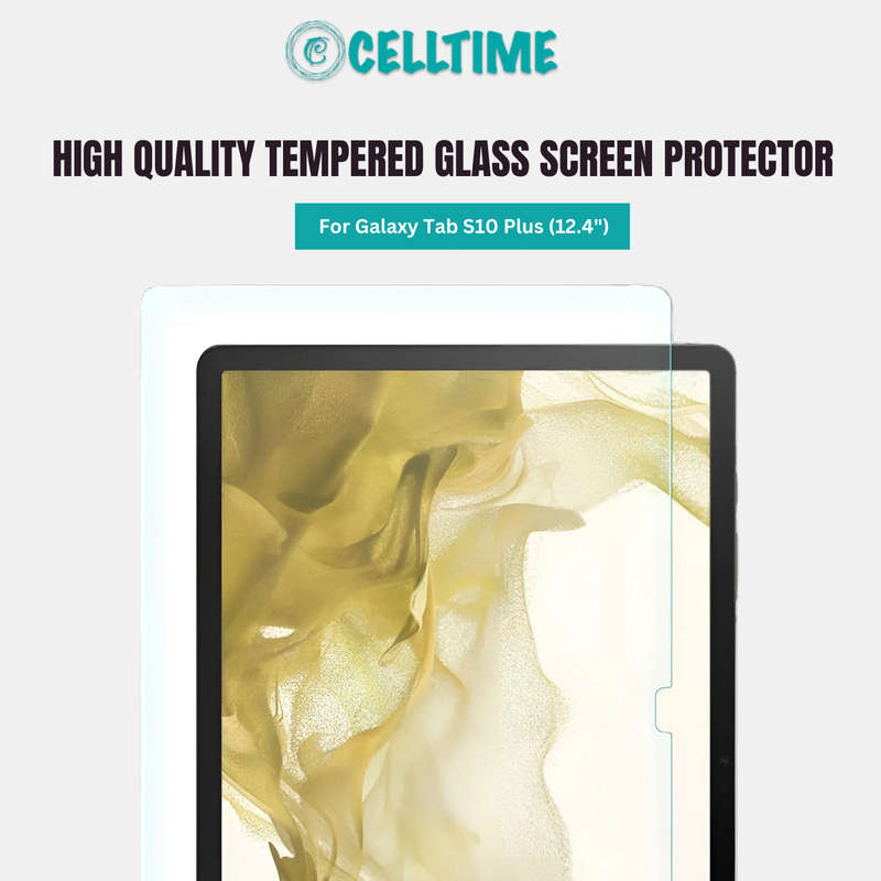 Tempered Glass Screen Guard for Galaxy Tab S10 Plus (12.4")