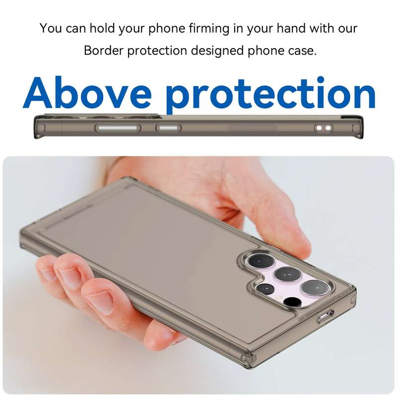 Clear Cover for Samsung Galaxy S24 Ultra - Shockproof Candy Series Cover
