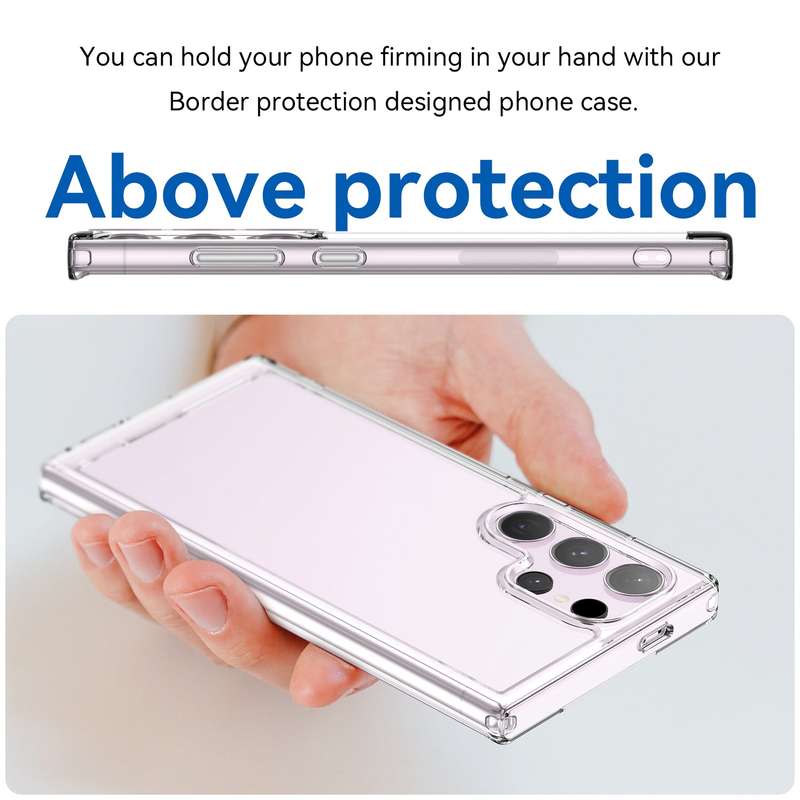Clear Cover for Samsung Galaxy S24 Ultra - Shockproof Candy Series Cover
