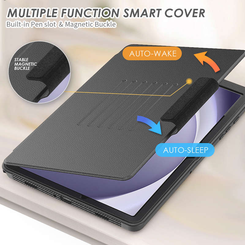 LeatherBlazer Shockproof Rugged Cover for Samsung Galaxy Tab A9 Plus (11")