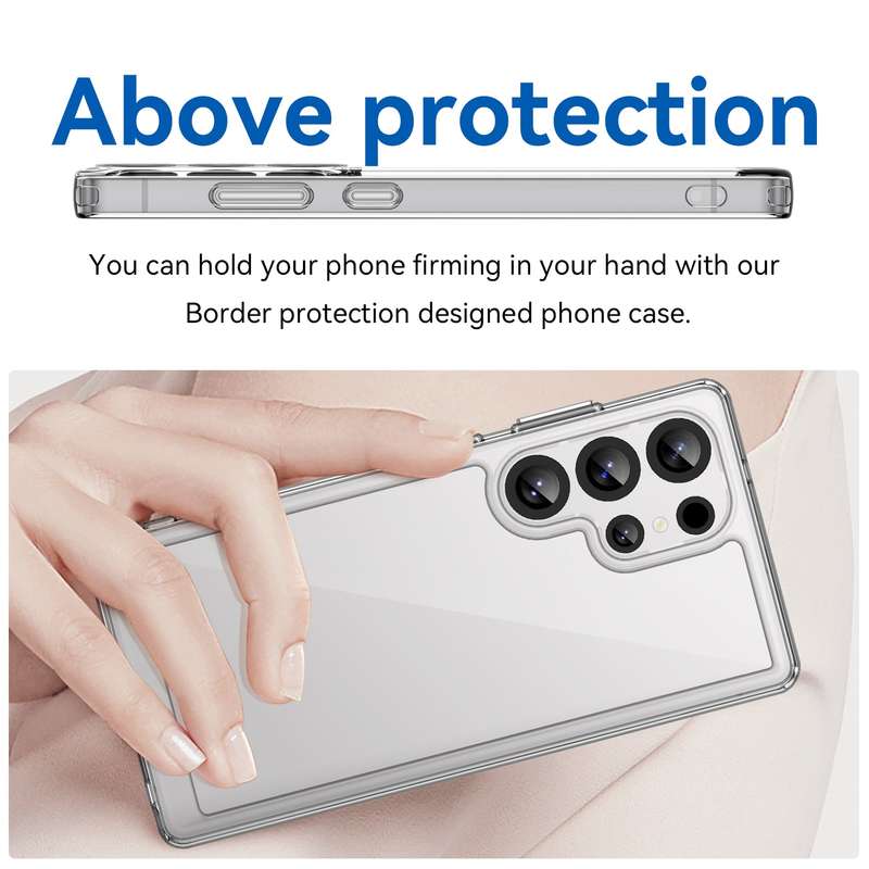 Candy Clear Case for Galaxy S25/S25+/S25 Ultra Shockproof Cover